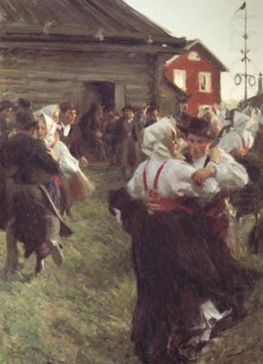 Anders Zorn Midsummer Dance (nn02) oil painting picture